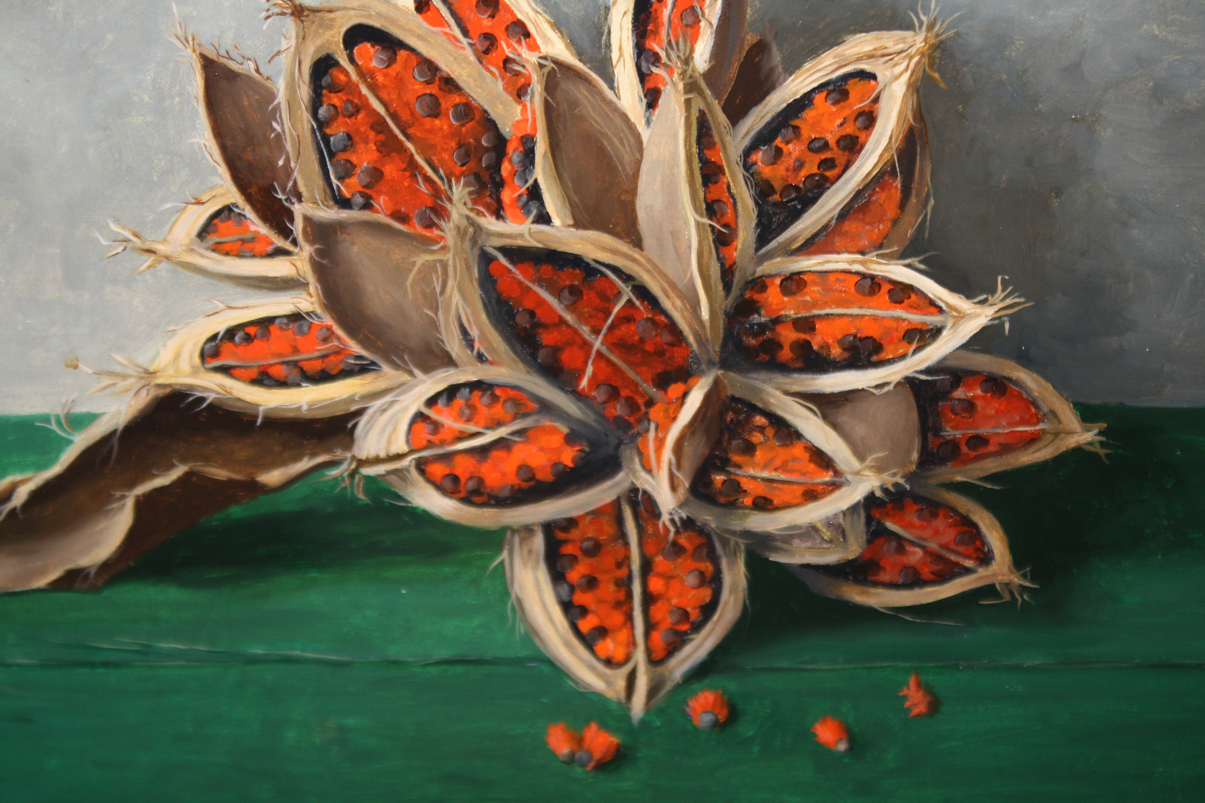 Elbert Hooijberg - stilleven rode zaden kopen? Bied vanaf 149!