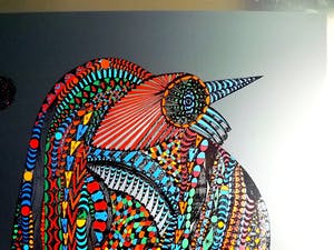 Ovadia Alkara - untitled - silver foil bird kopen? Bied vanaf 1!