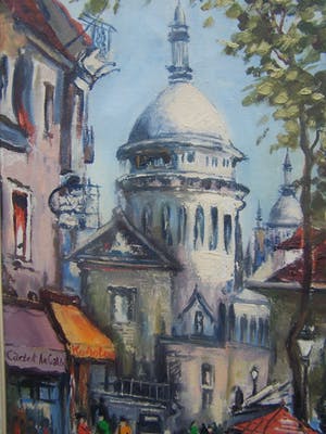 Niet of onleesbaar gesigneerd - Parijs Sacre Coeur kopen? Bied vanaf 10!