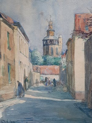 Leo Mechelaere - Stadsgezicht Brugge kopen? Bied vanaf 25!