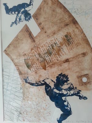 Leentje Linders - Apollo 13 - N.a.v. bijna 'Rampvlucht' naar de Maan in 1970 - Grote kleurenets kopen? Bied vanaf 125!