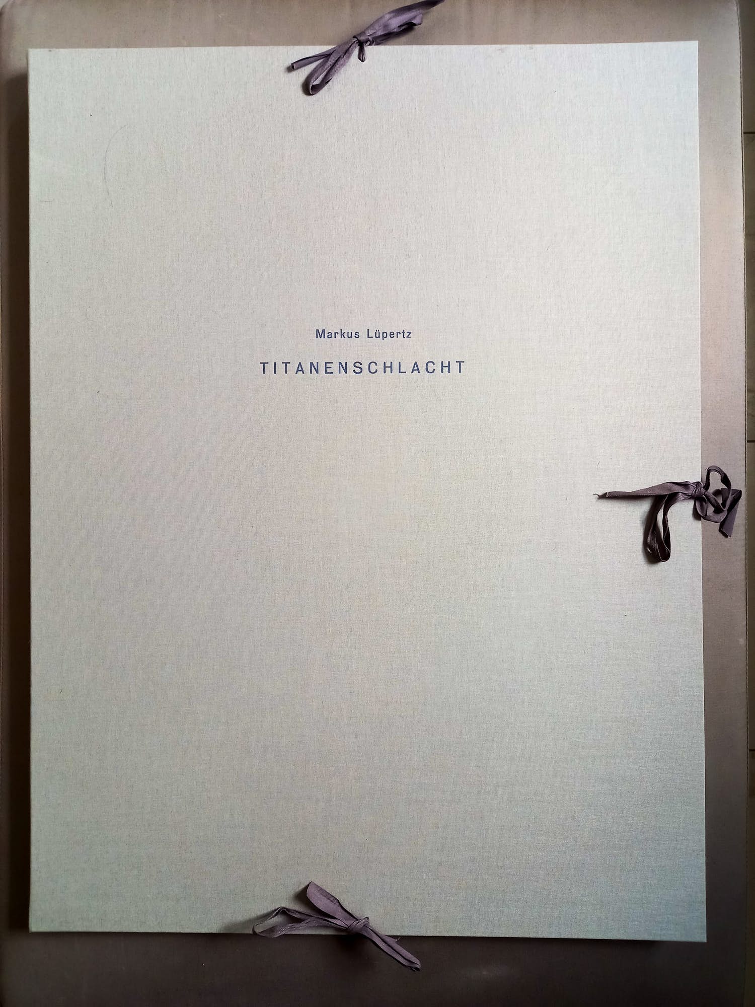 Markus Lüpertz - Titanenschlacht - 12 Kaltnadelradierungen verkocht voor € 2200!