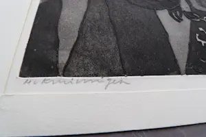 Harry van Kruiningen - Bijzondere historische reliëf Ets "slavernij / keti koti" uniek exemplaar! kopen? Bied vanaf 78!