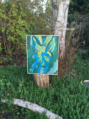 Karel Appel - Zeefdruk op linnen kopen? Bied vanaf 75!