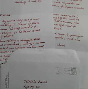 Aat Verhoog - Overzichtswerk - Gesigneerd met opdracht aan Fred Bastet - Inclusief brief kopen? Bied vanaf 40!