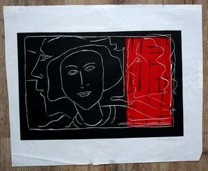 Frits Haans - Linosnede kopen? Bied vanaf 45!