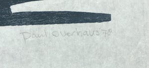 Paul Overhaus - Houtsnede op Japans papier, Zee kopen? Bied vanaf 1!