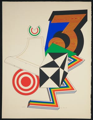 Lucio del Pezzo - Zeefdruk, Little chair kopen? Bied vanaf 40!