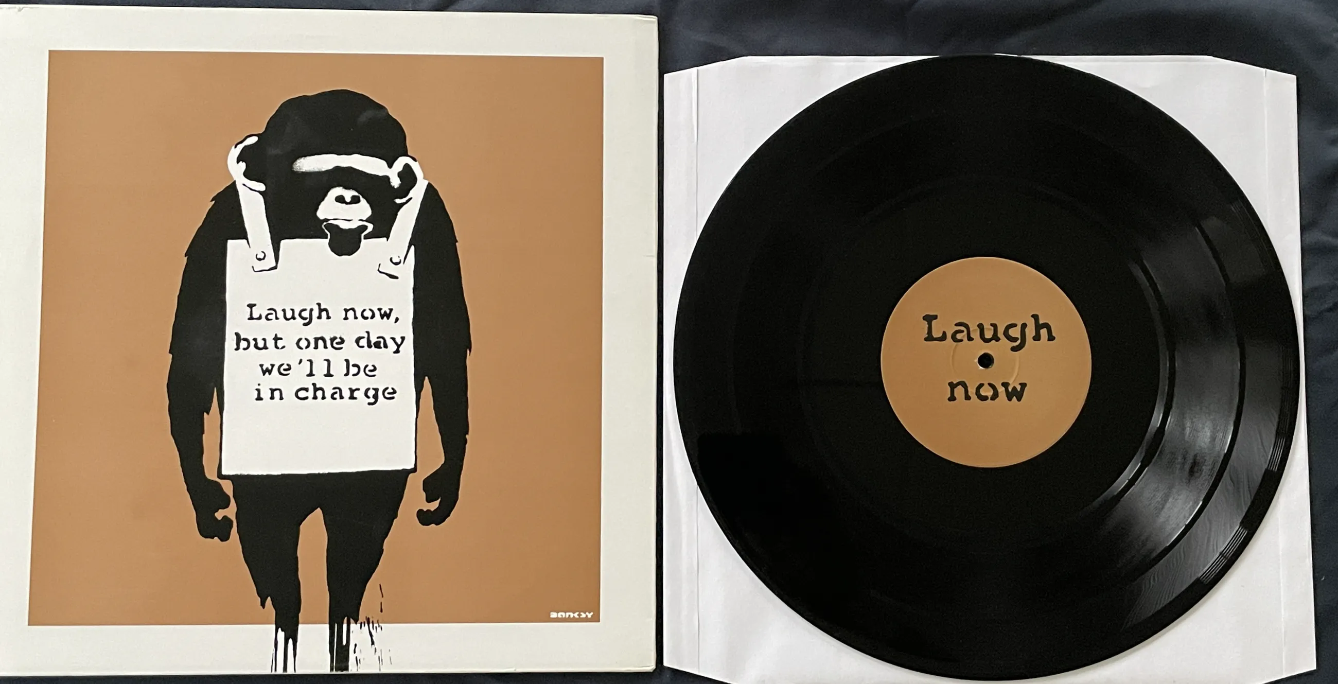 DJ DM / LAUGH NOW EP バンクシー banksy DJ DM – Laugh Now EP – Vinyl (Gold cover, 12