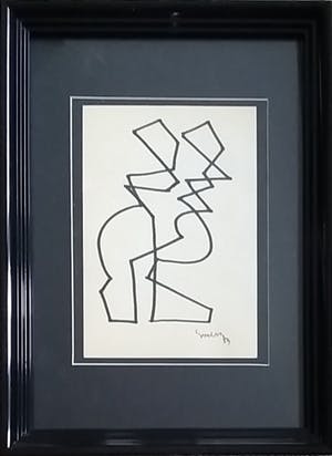 Siep van den Berg - Tang dansen - inkt op papier kopen? Bied vanaf 150!