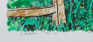 Pieter Holstein - Zeefdruk op papier, Damestasje - Ingelijst kopen? Bied vanaf 80!