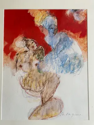 Buy Jan Peter van Opheusden - twee vrouwelijke naakt figuren? Bid from 500!