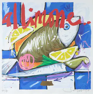 Selwyn Senatori - Zeefdruk, Al Limone - Ingelijst kopen? Bied vanaf 130!