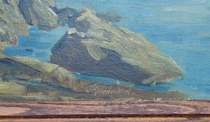 Theo Goedvriend - Mediterraan kustgezicht kopen? Bied vanaf 95!