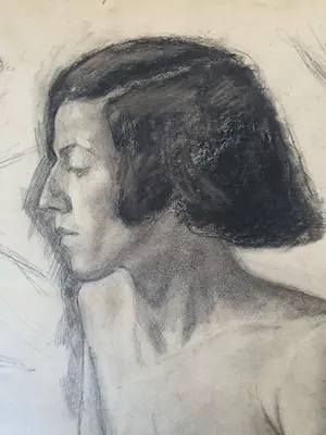 Theo Beerendonk - Naaktstudie 1927 kopen? Bied vanaf 100!