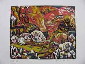 Esteban Fekete - FEKETE ESTEBAN . DER BERGMANN von FALUN . 9 FARBHOLZSCHNITTE kopen? Bied vanaf 300!