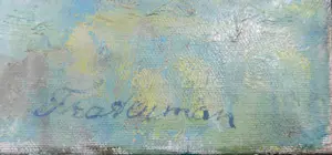 Pieter Fraterman - Olieverf op doek, Stilleven met bloemenvaas en vruchten - Ingelijst kopen? Bied vanaf 100!