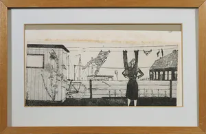 Hans Peters - Litho, Lichte koelte - Ingelijst kopen? Bied vanaf 1!