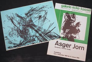 Asger Jorn - Litho, Zonder titel (+ affiche) kopen? Bied vanaf 1!