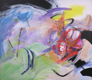 Cobi Nieuwstad - Acryl op doek, Tuinserie kopen? Bied vanaf 60!