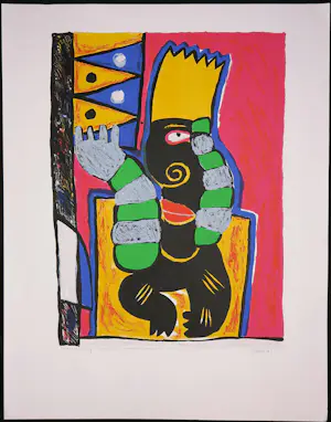 Clemens Briels - Zeefdruk, Everrecurving Discussion of Day and Night kopen? Bied vanaf 50!