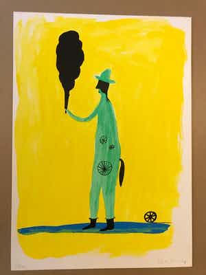 Henk Visch - zonder titel verkocht voor € 35!