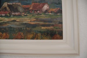 Ricky Damen-Vereijken - impressionistisch dorpsgezicht kopen? Bied vanaf 30!