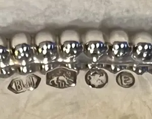 Zilveren servetring met parelrand (klein) kopen? Bied vanaf 80!