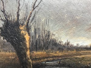 Niet of onleesbaar gesigneerd - Peellandschap met knotwilgen. kopen? Bied vanaf 1!