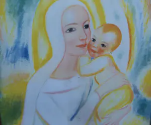 Heinrich Windelschmidt - Madonna met kind. kaufen? Bieten Sie von 60!