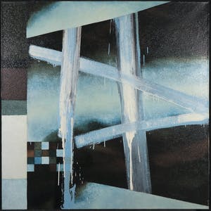 Chantal de Deken - Gemengde techniek op doek, Echappée I (Zeer groot) kopen? Bied vanaf 1!