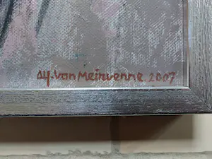 Alfons Van Meirvenne - Haasdonk ( Beveren ) uil TOPWERK olie op doek Prijs van Rome kopen? Bied vanaf 1300!