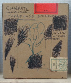 Piet Dirkx - Lat met 5 doosjes. # " ZWART" # onderdeel Biotoop, 1995, mint kopen? Bied vanaf 295!