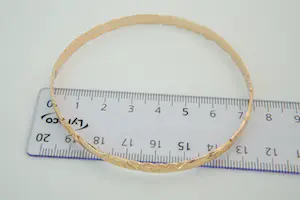 10 - Grote, fraai bewerkte 18Kt rose gouden "rinkel" armband kopen? Bied vanaf 690!