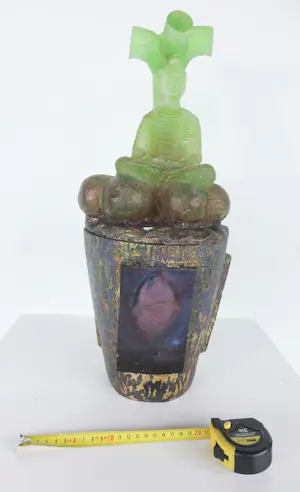 Richard Price - Sculptuur van glas (unicum), In Harmony / Buddha Jar kopen? Bied vanaf 300!