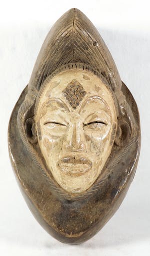 Punu - Vrouwelijk feestmasker kopen? Bied vanaf 1!