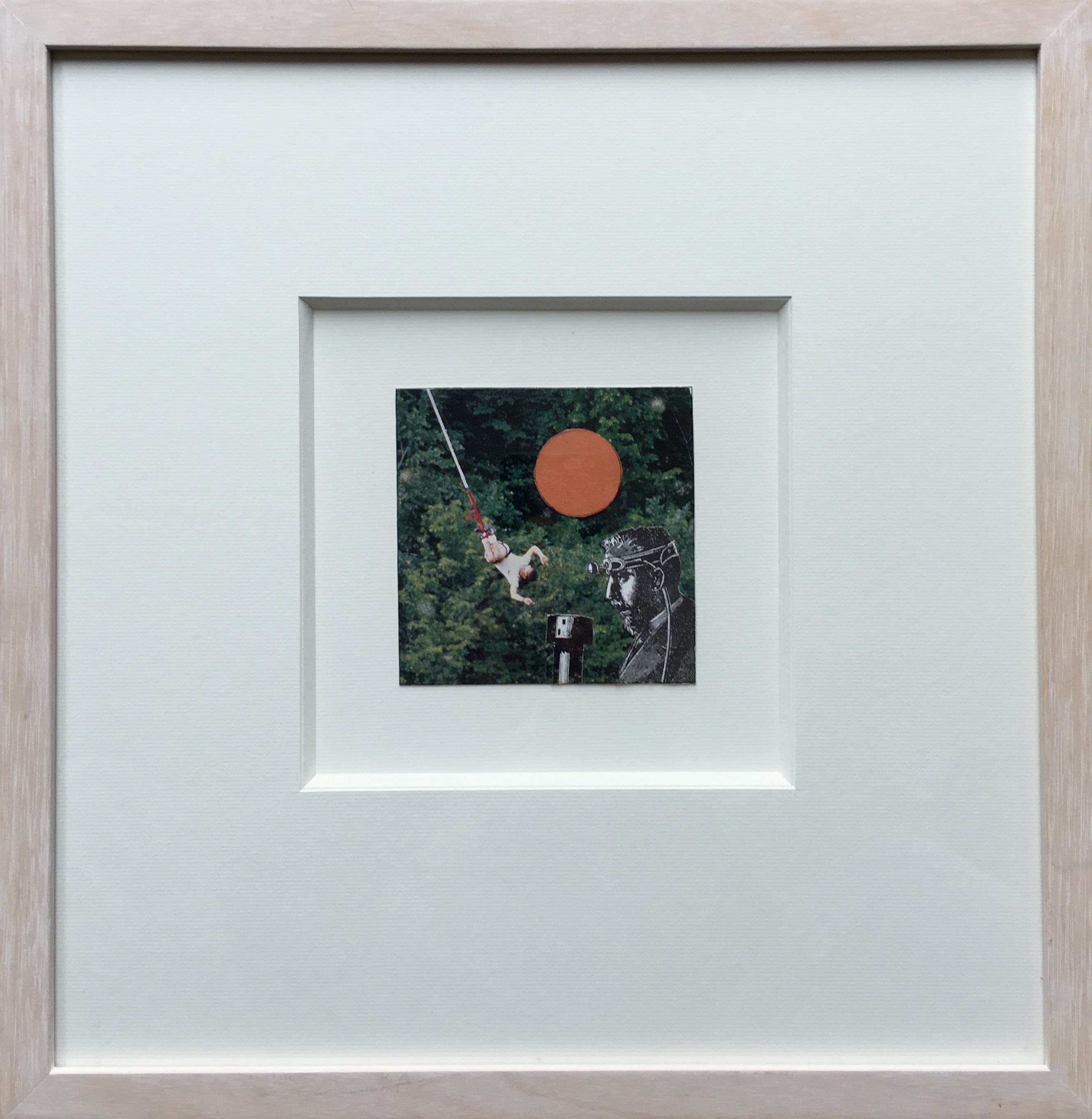 Reinier Lucassen - collage ‘Sunday morning’ - 2000 - ingelijst. kopen? Bied vanaf 295!