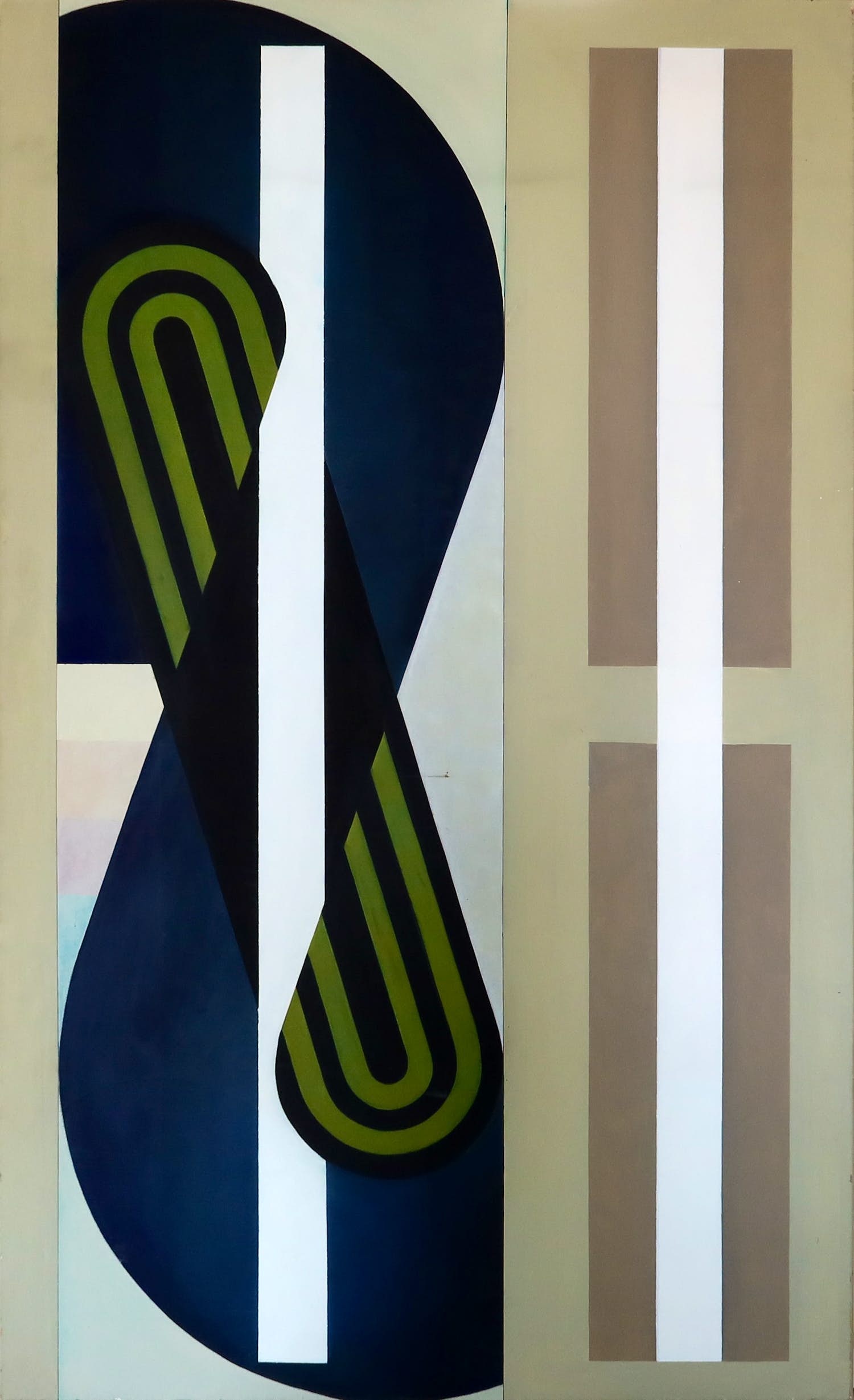 Hans Ensink op Kemna - Acryl op doek, Paard (Zeer groot) verkocht voor € 1!