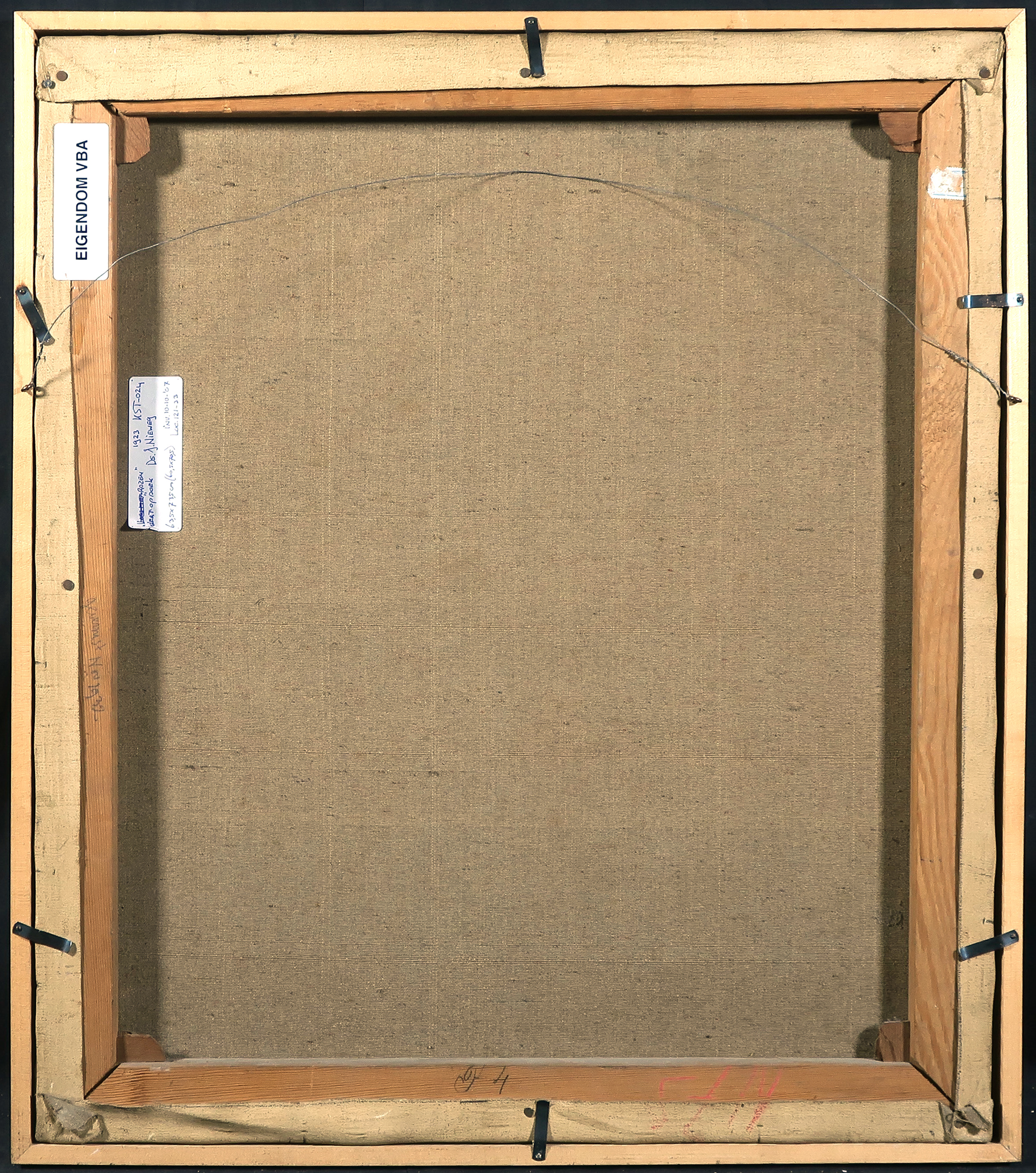 Jakob Nieweg - Olieverf op doek, Rozen - Ingelijst kopen? Bied vanaf 400!