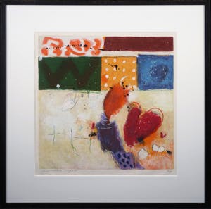 Alexander Vogels - Zeefdruk, Zonder titel - Ingelijst kopen? Bied vanaf 70!