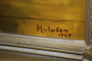 Hendrikus van Langen - STILLEVEN MET ART DECO BEELD EN TINNEN KAN kopen? Bied vanaf 175!