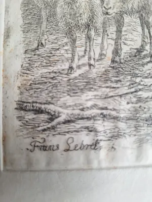 AcheterFrans Lebret - Frans Lebret, Herder drijft schapen binnen, Ets? Enchérissez de 60!