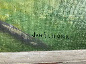 Jan Schonk - Zilverreigers in een boom kopen? Bied vanaf 250!