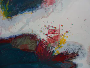 Huibert van Dorp - zeefdruk op karton in perfecte conditie 22/50 kopen? Bied vanaf 35!