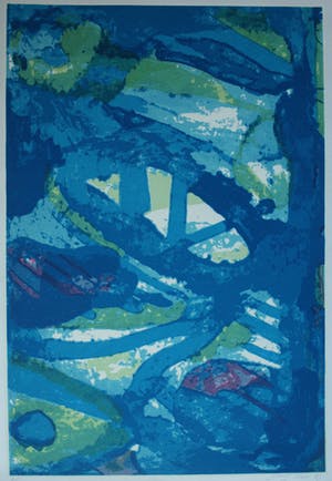 Jenny Fleur - Litho, “Abstract” – 1987 – nr. 41 / 50 kopen? Bied vanaf 1!