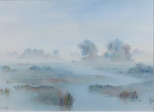 Denkor - Aquarel, Zonder titel III- Ingelijst kopen? Bied vanaf 30!