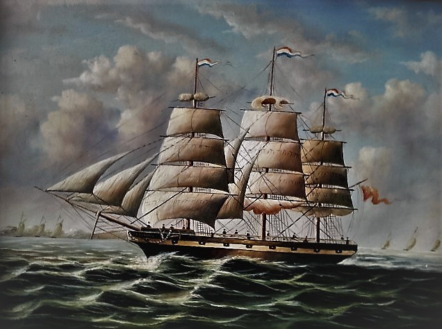 Niet of onleesbaar gesigneerd - Drie-masters op volle zee kopen? Bied vanaf 1!