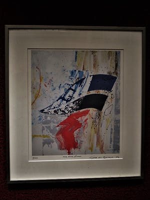Gert van Reenen - gesigneerd Abstract expressionistisch Litho - oplage 200 - met opdracht kopen? Bied vanaf 10!