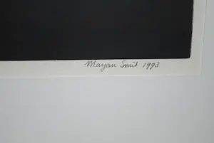 Marjan Smit - droge naald ets I - oplage slechts 25 - groot - kopen? Bied vanaf 1!