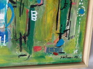 Jasper Banen - Acrylverf op doek , ingelijst , “De verhalenverteller” – 2006 kopen? Bied vanaf 85!